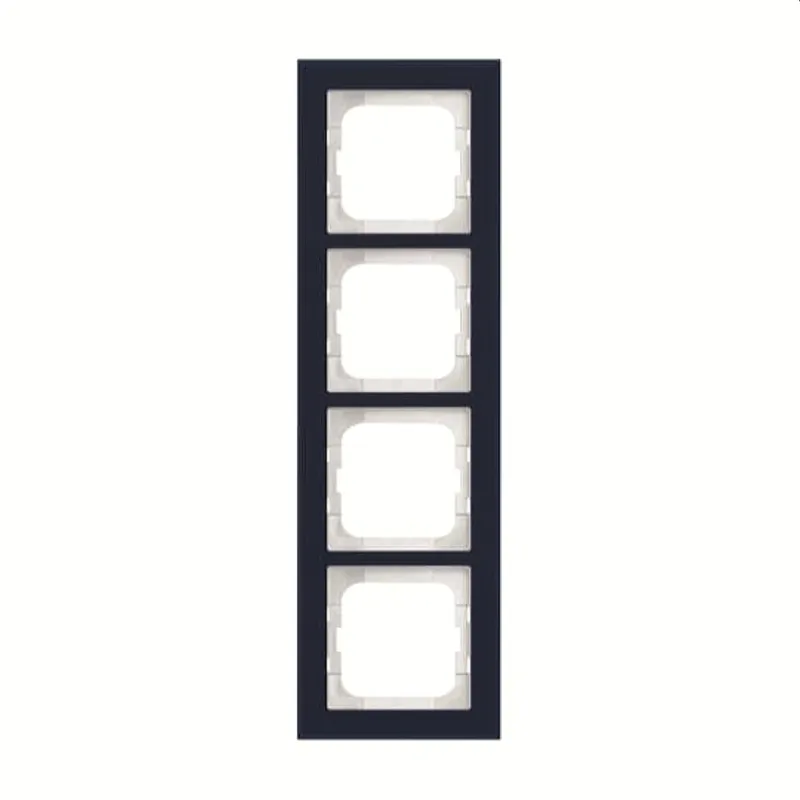 Busch-Jaeger Abdeckrahmen 1724-223 4-fach Glas Purpur
