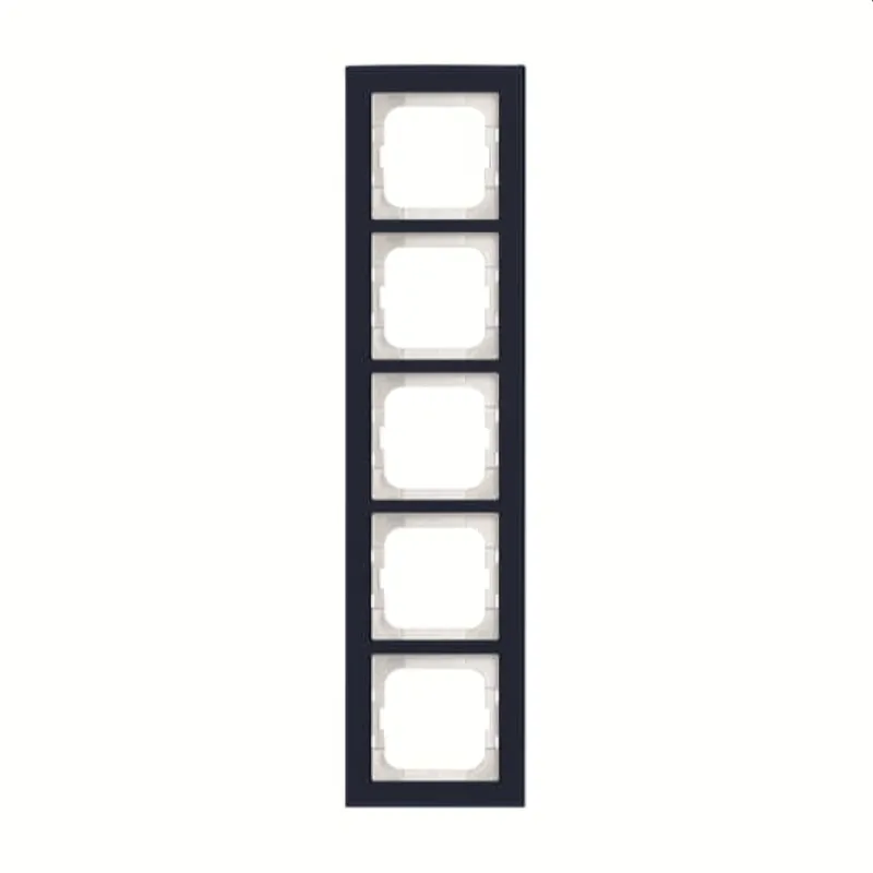 Busch-Jaeger Abdeckrahmen 1725-223 5-fach Glas Purpur