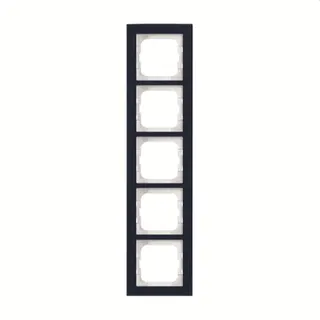 Busch-Jaeger Abdeckrahmen 1725-223 5-fach Glas Purpur