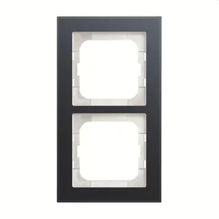 Busch-Jaeger Abdeckrahmen 1722-229 2-fach Glas Auster