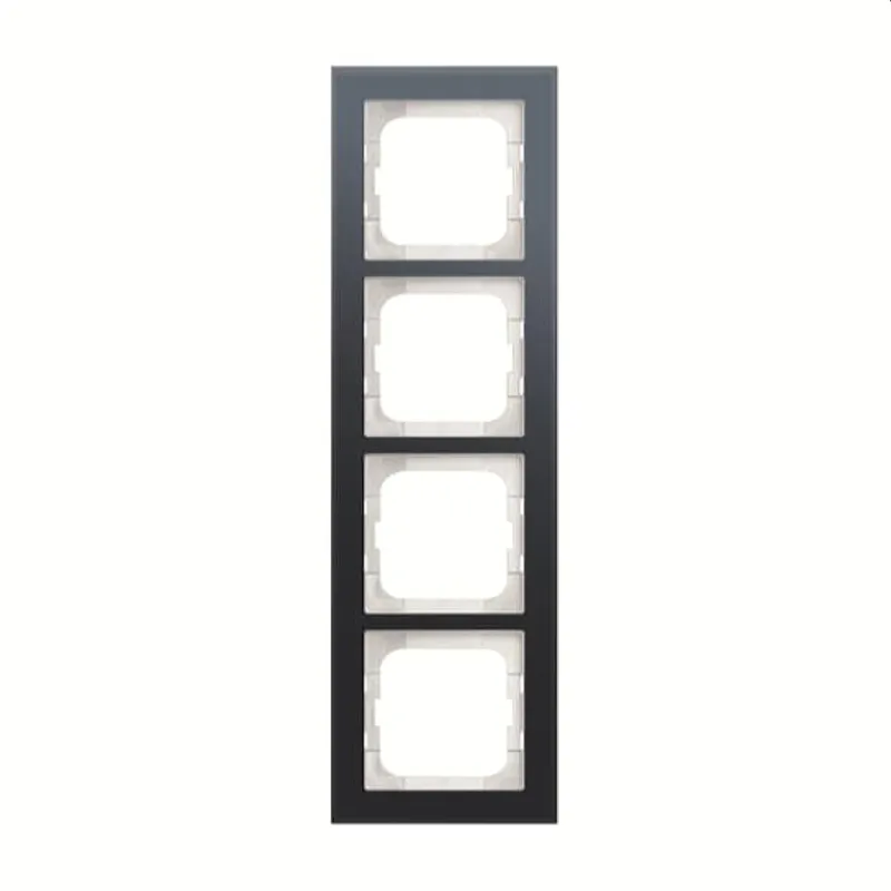 Busch-Jaeger Abdeckrahmen 1724-229 4-fach Glas Auster