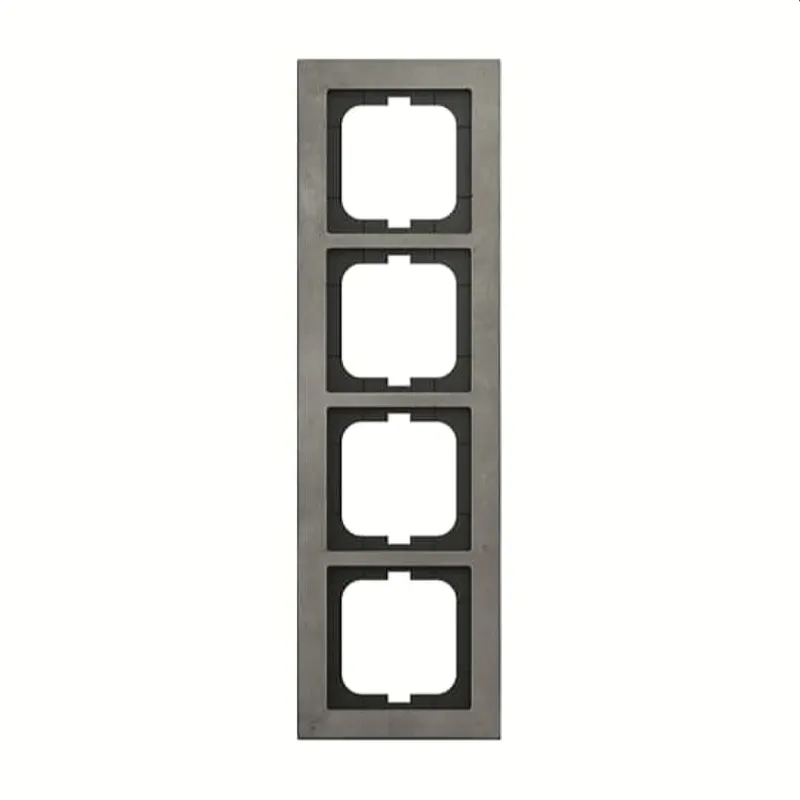 Busch-Jaeger Abdeckrahmen 1724-298 4-fach Betongrau