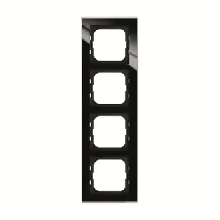 Busch-Jaeger Abdeckrahmen 1724-245 4-fach Glas schwarz