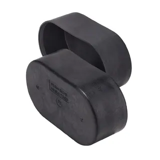 Fraenkische Rohrwerke Endkappe MMR-E f. Multimedia-Rohr 92x50mm schwarz 29490292