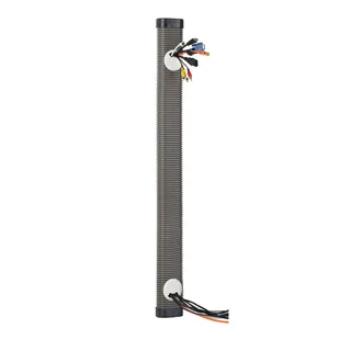 Fraenkische Rohrwerke Multimedia-Rohr-Set MMR-Ovalrohr 92x50mm 1,5m grau 29410092