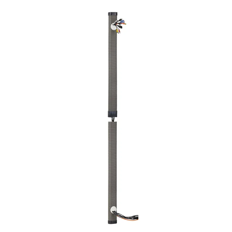 Fraenkische Rohrwerke Multimedia-Rohr-Set MMR-Ovalrohr 92x50mm 3,0m (2x1,5m) grau 29411092