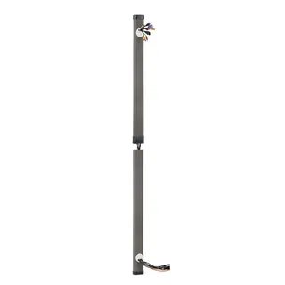 Fraenkische Rohrwerke Multimedia-Rohr-Set MMR-Ovalrohr 92x50mm 3,0m (2x1,5m) grau 29411092