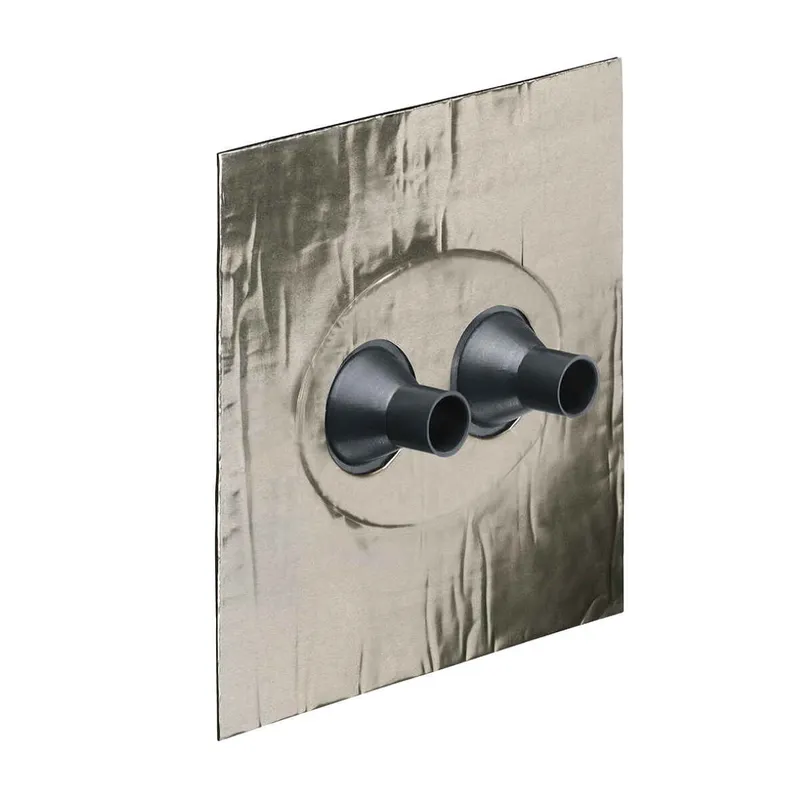 Kaiser Doppel-Rohrmanschette 9079-55 15-22mm Alu-Butyl 9079-55
