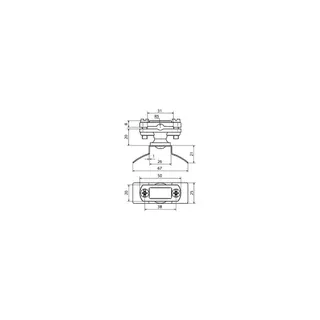 Dehn & Söhne Halter 275730 NIRO f. Spannband 14x0,3mm