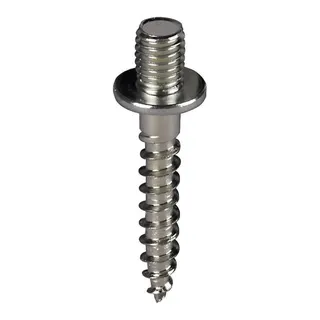 Dehn & Söhne Holzschraube St/galZn L73mm m. Gewindekopf M8x13mm