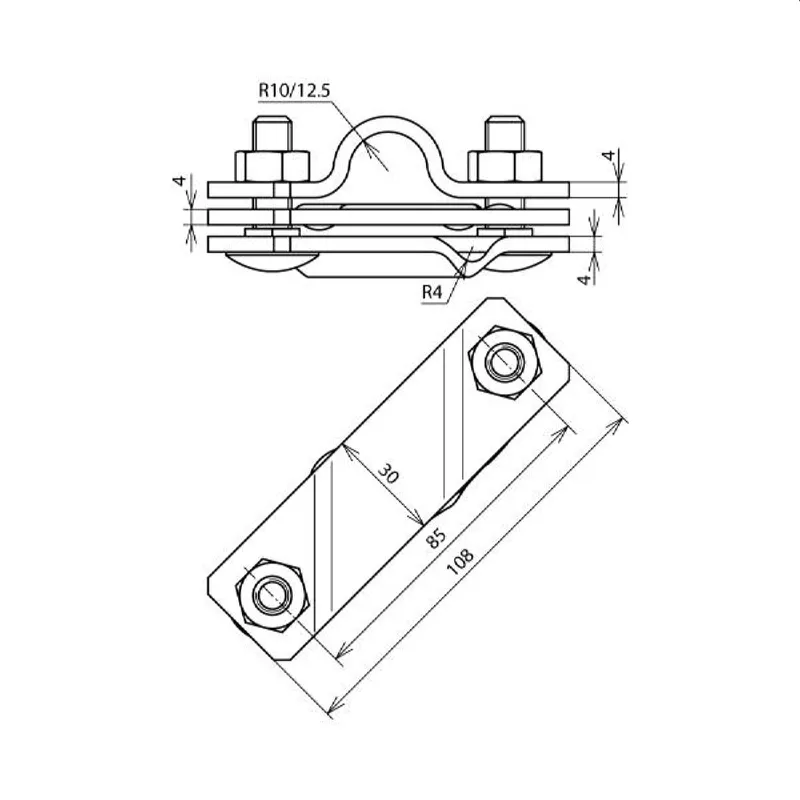Dehn & Söhne Anschlussschelle 620915 NIRO 20mm