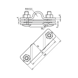 Dehn & Söhne Anschlussschelle 620017 Cu D 20mm