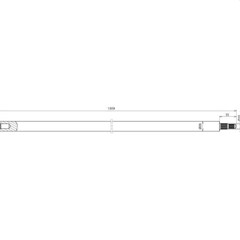 Dehn & Söhne Tiefenerder 620902 NIRO V4A 1500mm Typ AZ