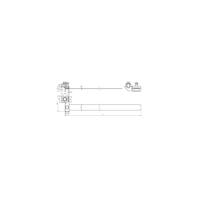 Dehn & Söhne BS-Bandrohrschelle 540200 NIRO 3/4-6Zoll mit Zacke