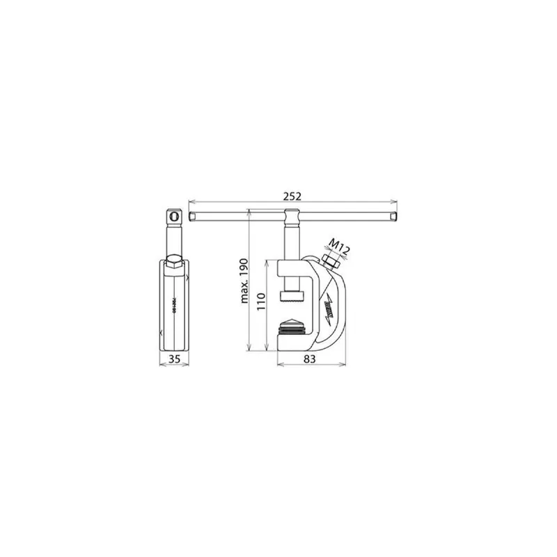 Dehn & Söhne Erdungsfräsklemme 792190 EFK FL40 SKN für PK1