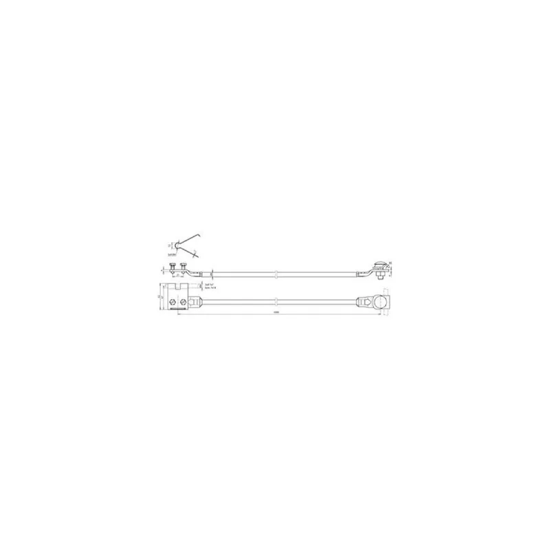 Dehn & Söhne Anschluss-Set 365519 Seilanlage CU 16qmm L: 1000mm