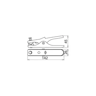 Dehn & Söhne Erdungszange 546002 NIRO L140mm