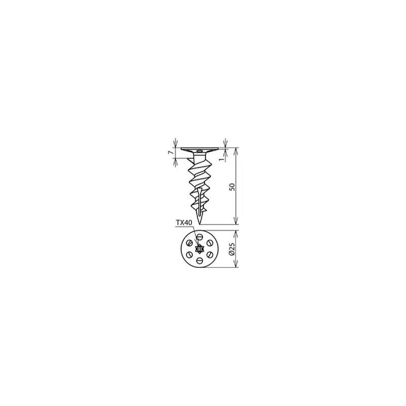 Dehn & Söhne Hartschaumplatten-Dübel L 200600