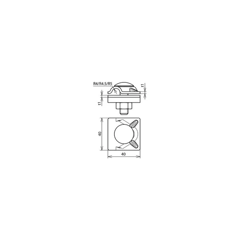 Dehn & Söhne MV-Klemme 390061 AL für 8-10mm