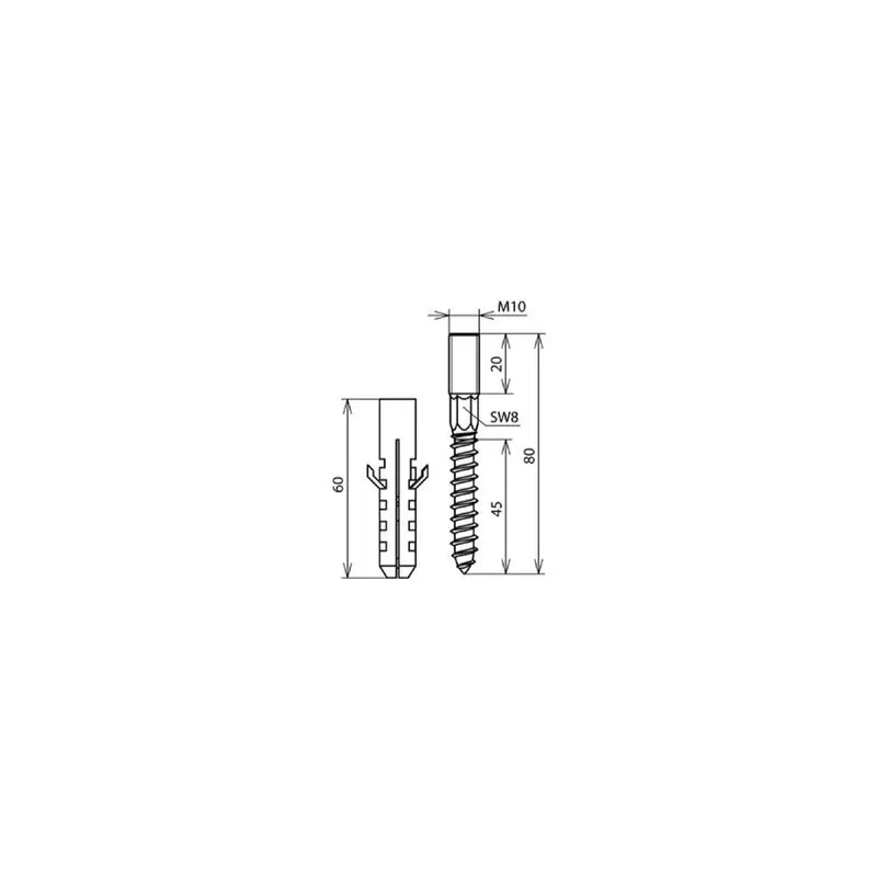 Dehn & Söhne Befestigungsset 472201 BS M10 PAS