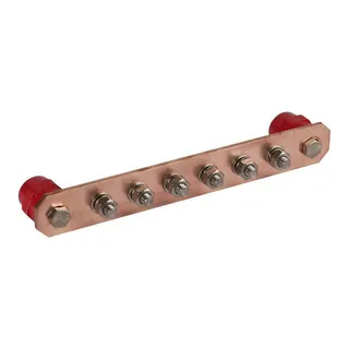 Dehn & Söhne Potentialausgleichsschiene 472207 PAS I 6AP CU o. Abdeckung