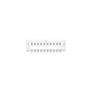 Dehn & Söhne Potentialausgleichsschiene 472217 PAS I 10AP M10 CU ohne Abdeckung