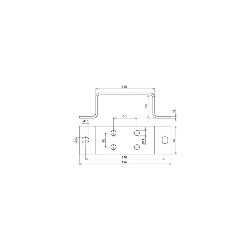 Dehn & Söhne Erdungsschiene ES 2X2AP 10 V2A gleich NIRO