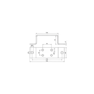 Dehn & Söhne Erdungsschiene ES 2X2AP 10 V2A gleich NIRO