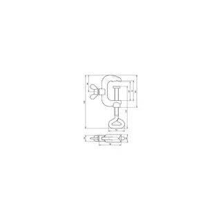 Dehn & Söhne Erdungsklemme 435805 6-16qmm