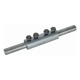Dehn & Söhne Verbindungsmuffe 385216 m. 4 Schrauben M6x12mm