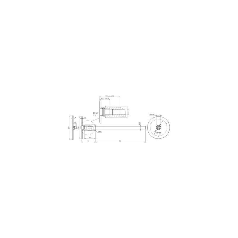 Dehn & Söhne Erdungsfestpunkt 478019 L 195mm Typ M M10/M12 NIRO