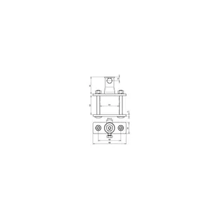 Dehn & Söhne Geländerbefestigung 106312 DEHNiso-Combi m. Buchse B 16mm