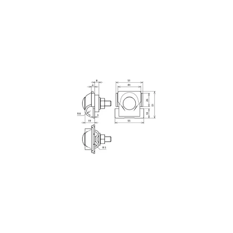 Dehn & Söhne FS-Klemme 380116 D: 16mm AL z. 2fach-Anschluss