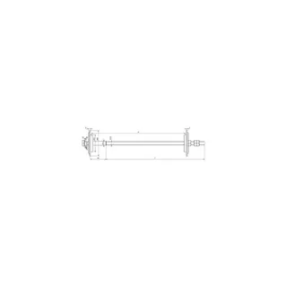 Dehn & Söhne Erder-/Wanddurchführung 478450 500-700mm L: 720mm NIRO