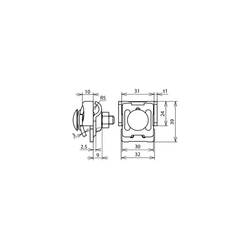 Dehn & Söhne Falzklemme 365037 Cu 0,7-8mm