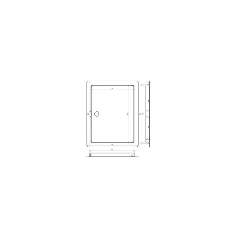 Dehn & Söhne Revisionstür 476100 St/tZn 230x180mm
