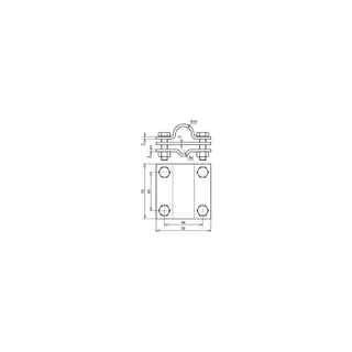 Dehn & Söhne Anschlussklemme 610020 für Tiefenerder D 20 mm