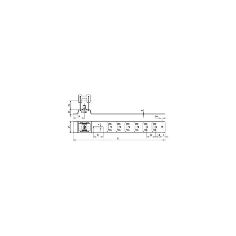 Dehn & Söhne Dachleitungshalter 206219 UNIgrip
