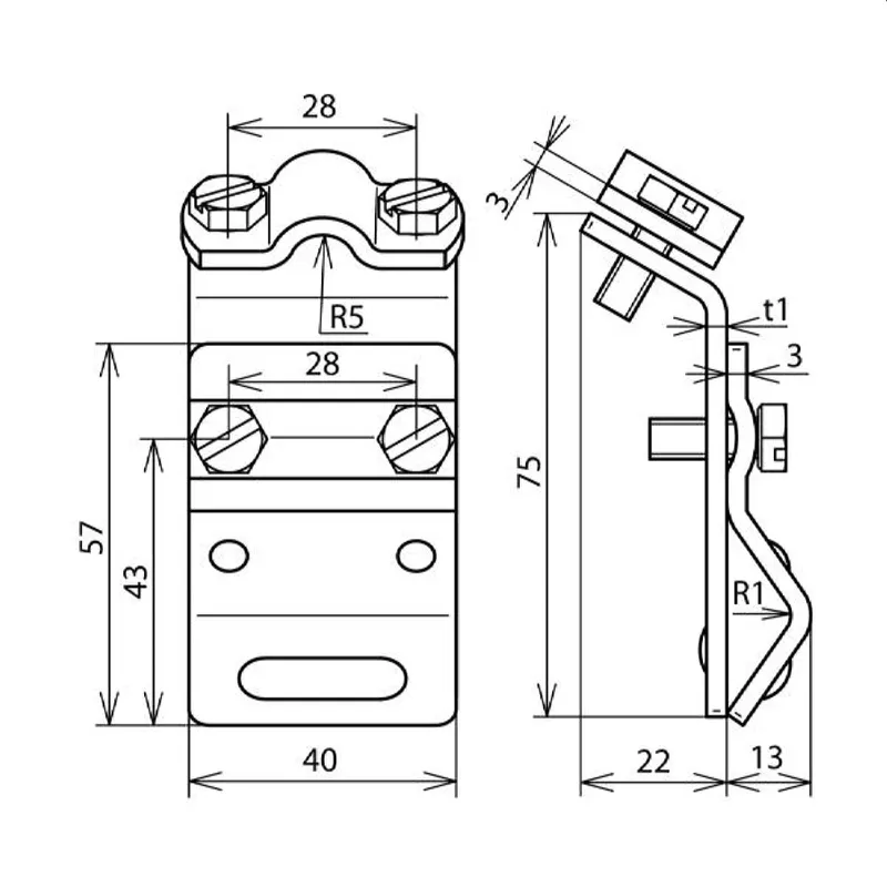 Dehn & Söhne Dachrinnenklemme 338000 St/tZn 7-10mm mit Überleger