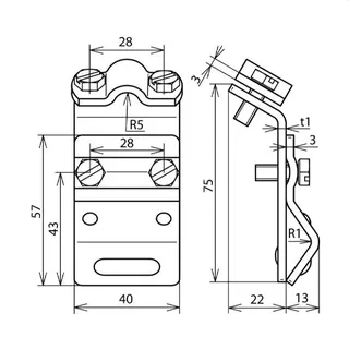 Dehn & Söhne Dachrinnenklemme 338000 St/tZn 7-10mm mit Überleger