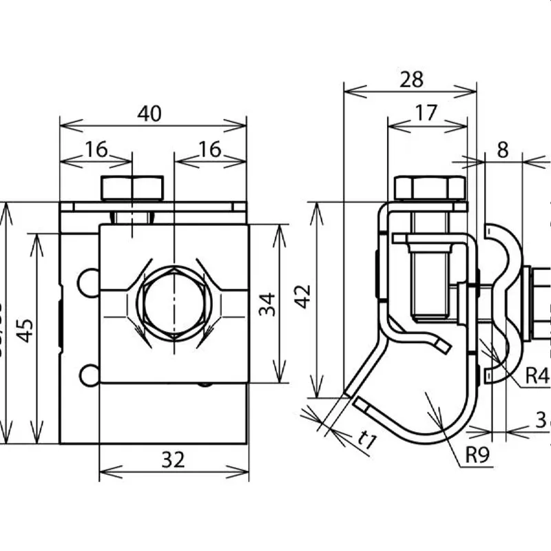Dehn & Söhne Dachrinnenklemme 339057 Cu 8-10mm