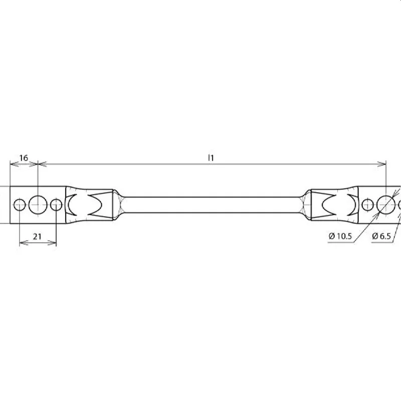 Dehn & Söhne Überbrückungsseil 377310 Cu 300mm