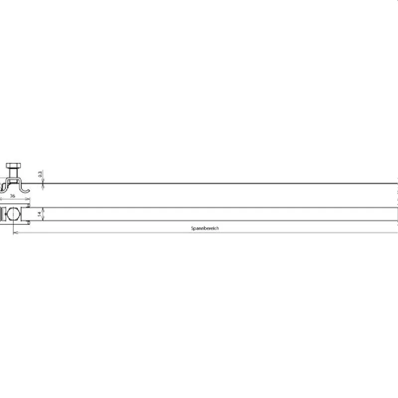 Dehn & Söhne Leitungshalter 200027 für Rd 6-8mm Cu