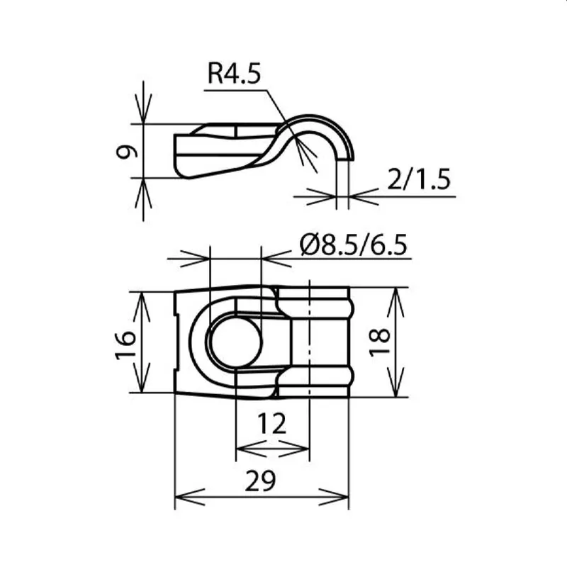Dehn & Söhne Einschraubenüberleger 202000 DEHNquick St/tZn