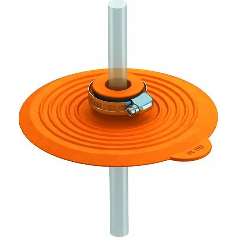 OBO Dichtmanschette Duschwanne RD10 f. Rundleiter 10mm orange