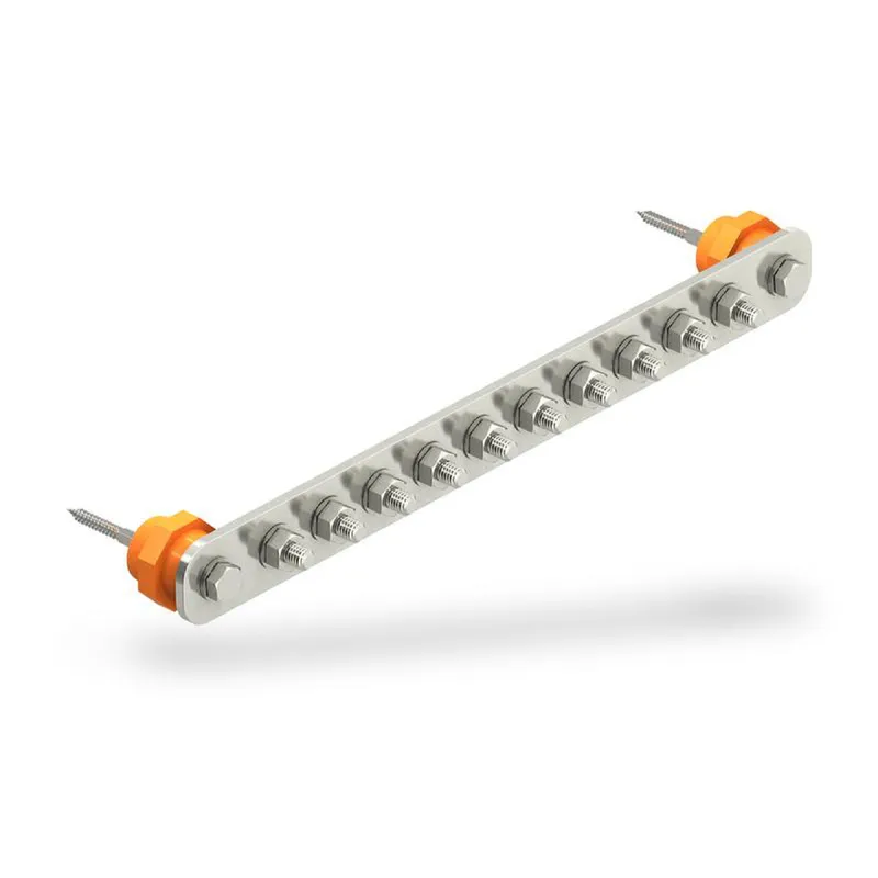 OBO Potentialausgleichsschiene 1802/10-VA NIRO BigBar 10 Anschlüsse