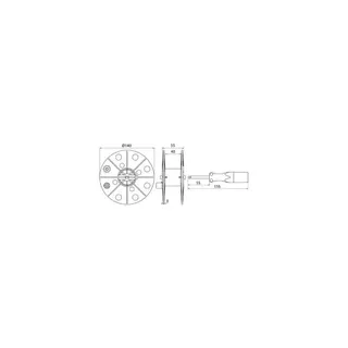 Dehn & Söhne Drahthaspel 585010 B40mm