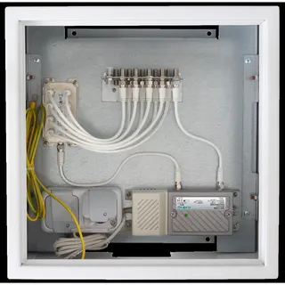 Axing CATV-Montageschrank BZU 40-08  max. 8 Teilnehmer BZU04008