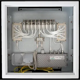 Axing CATV-Montageschrank BZU 40-16  max. 16 Teilnehmer BZU04016