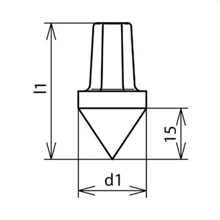 Dehn & Söhne Schlagspitze 620001 TG/tZn für Tiefenerder 20mm